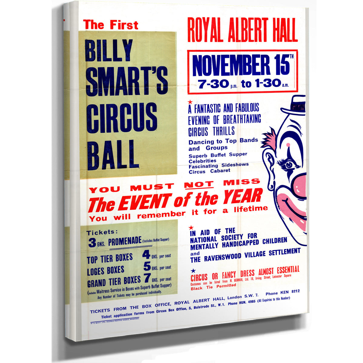 Dr Hunter Papers Circus Poster 6 By Vintage Circus Posters