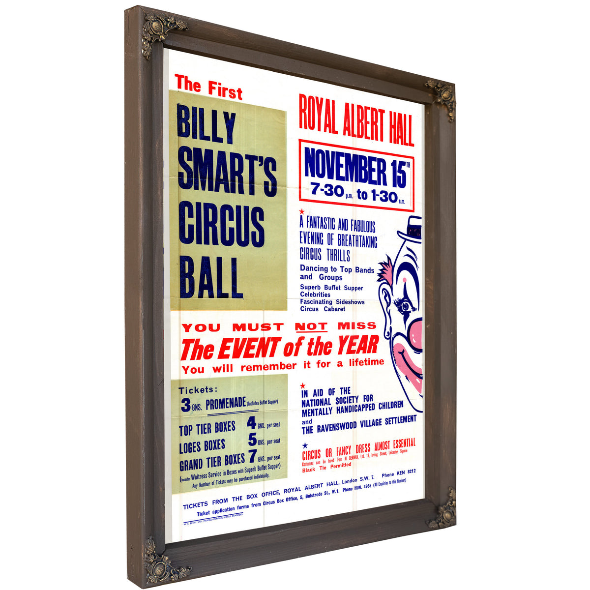 Dr Hunter Papers Circus Poster 6 By Vintage Circus Posters