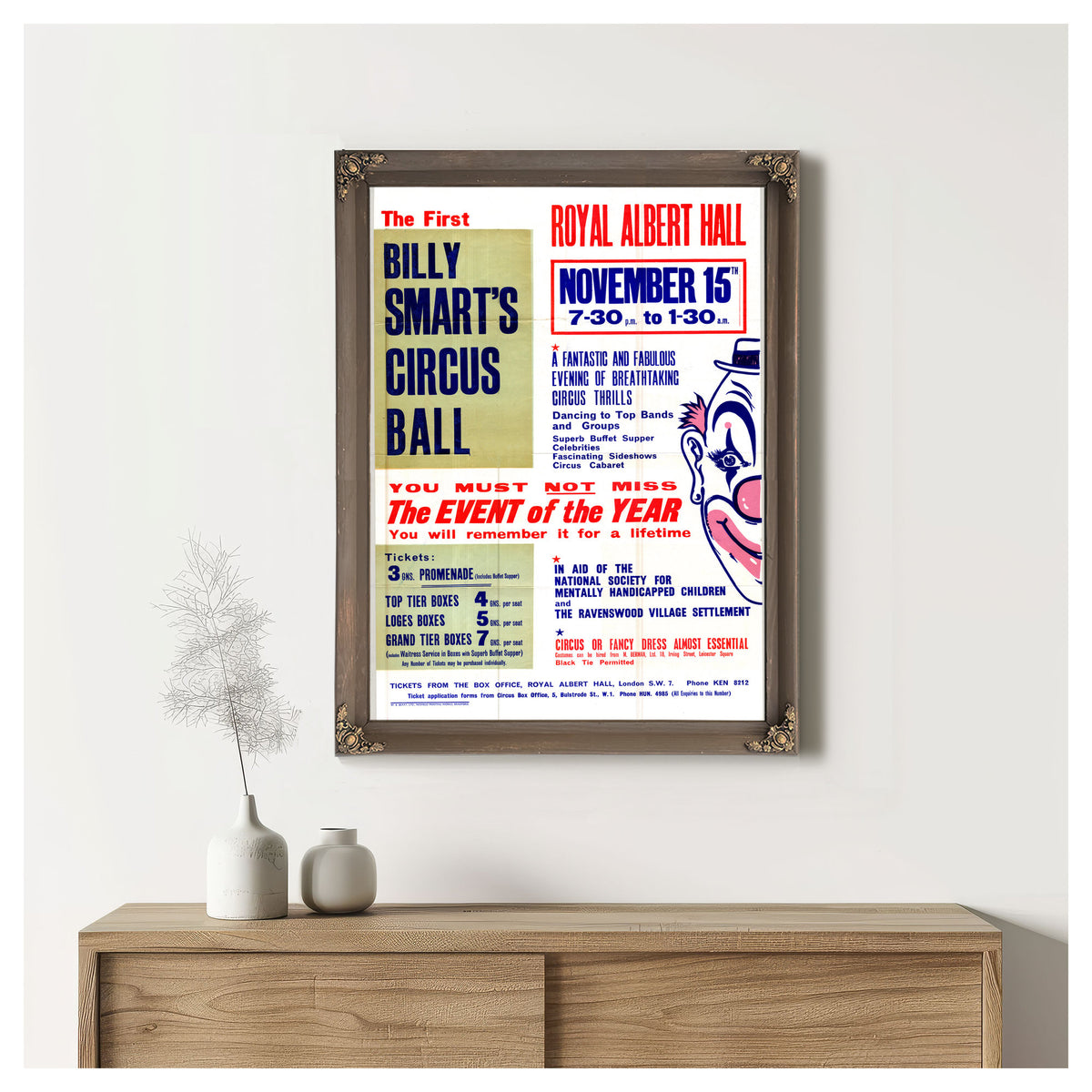 Dr Hunter Papers Circus Poster 6 By Vintage Circus Posters