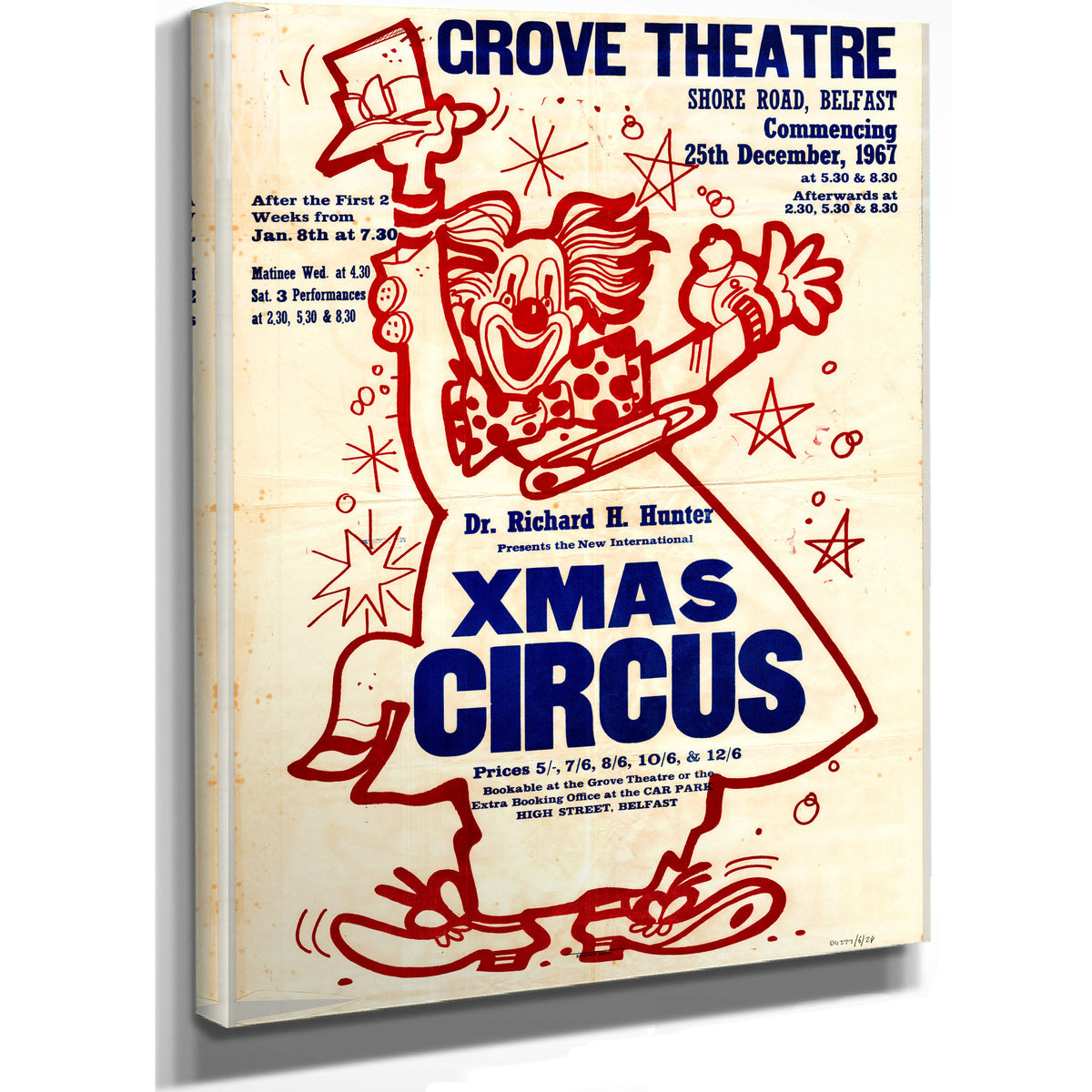 Dr Hunter Papers Circus Poster 7 By Vintage Circus Posters