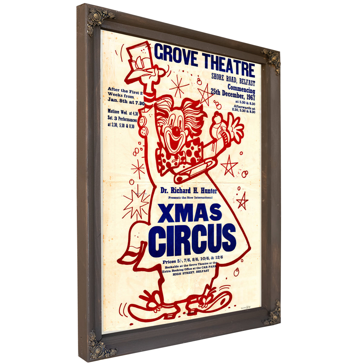 Dr Hunter Papers Circus Poster 7 By Vintage Circus Posters