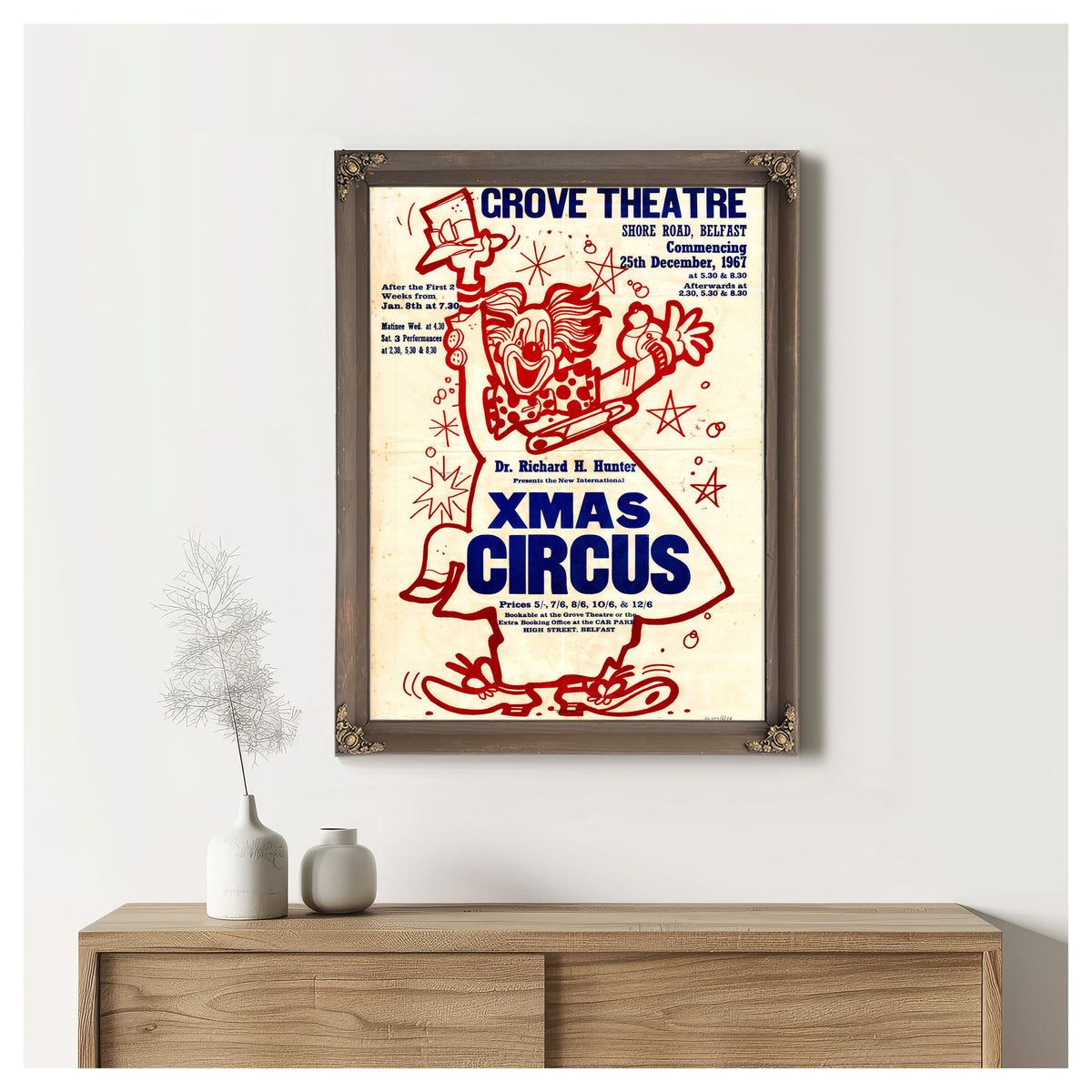 Dr Hunter Papers Circus Poster 7 By Vintage Circus Posters