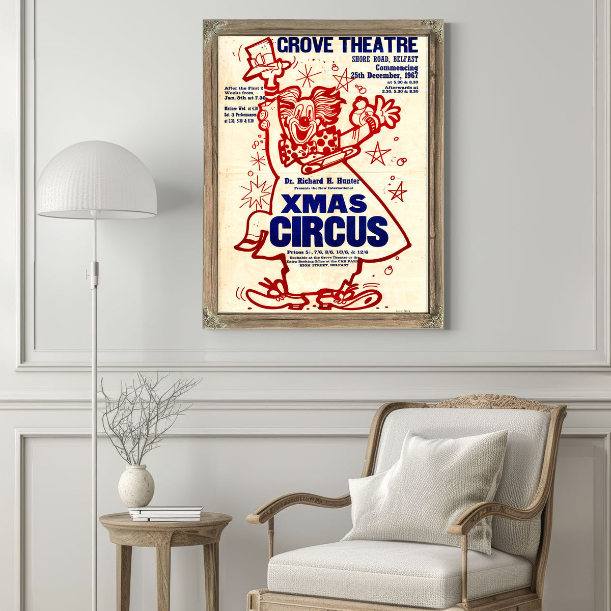 Dr Hunter Papers Circus Poster 7 By Vintage Circus Posters