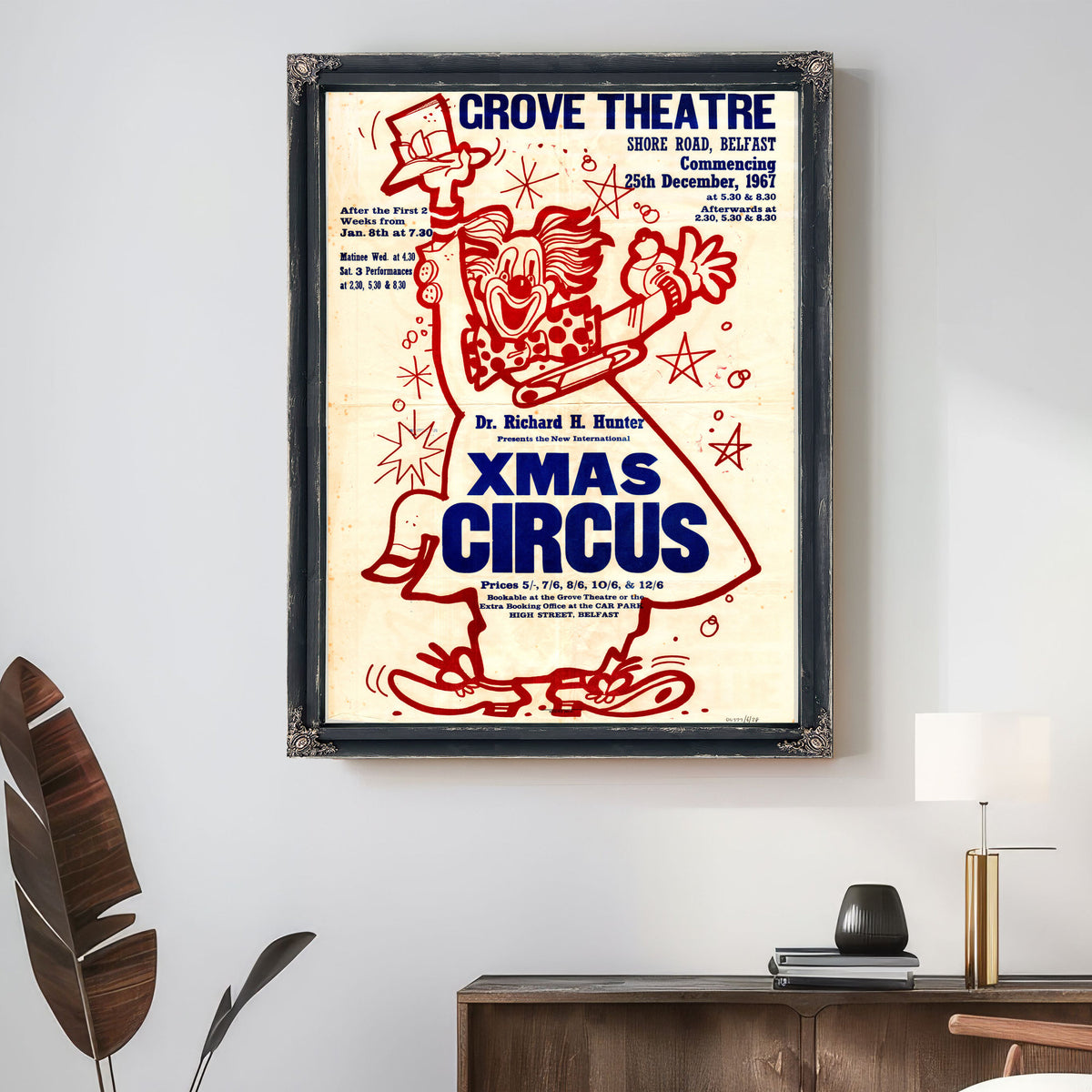 Dr Hunter Papers Circus Poster 7 By Vintage Circus Posters