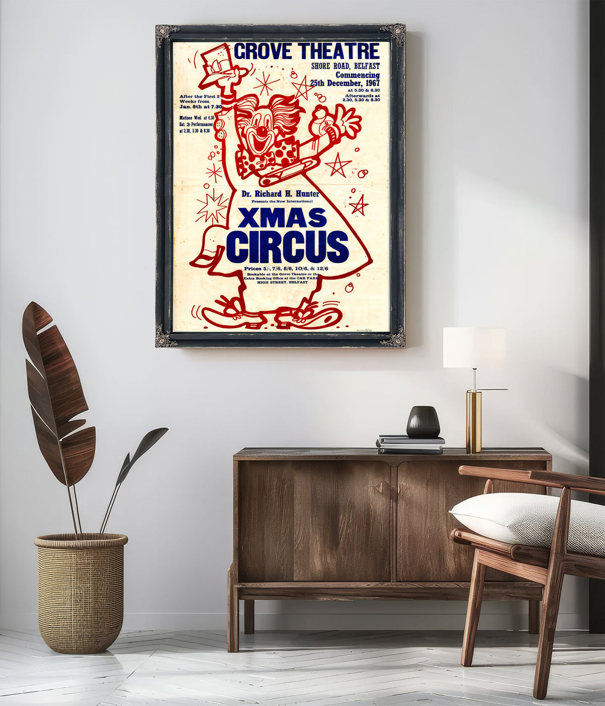Dr Hunter Papers Circus Poster 7 By Vintage Circus Posters