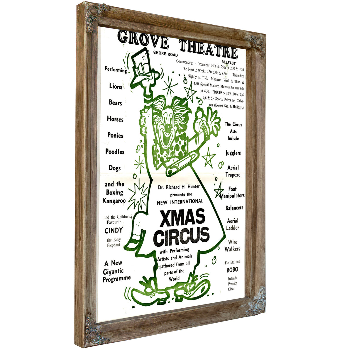 Dr Hunter Papers Circus Poster 8 By Vintage Circus Posters