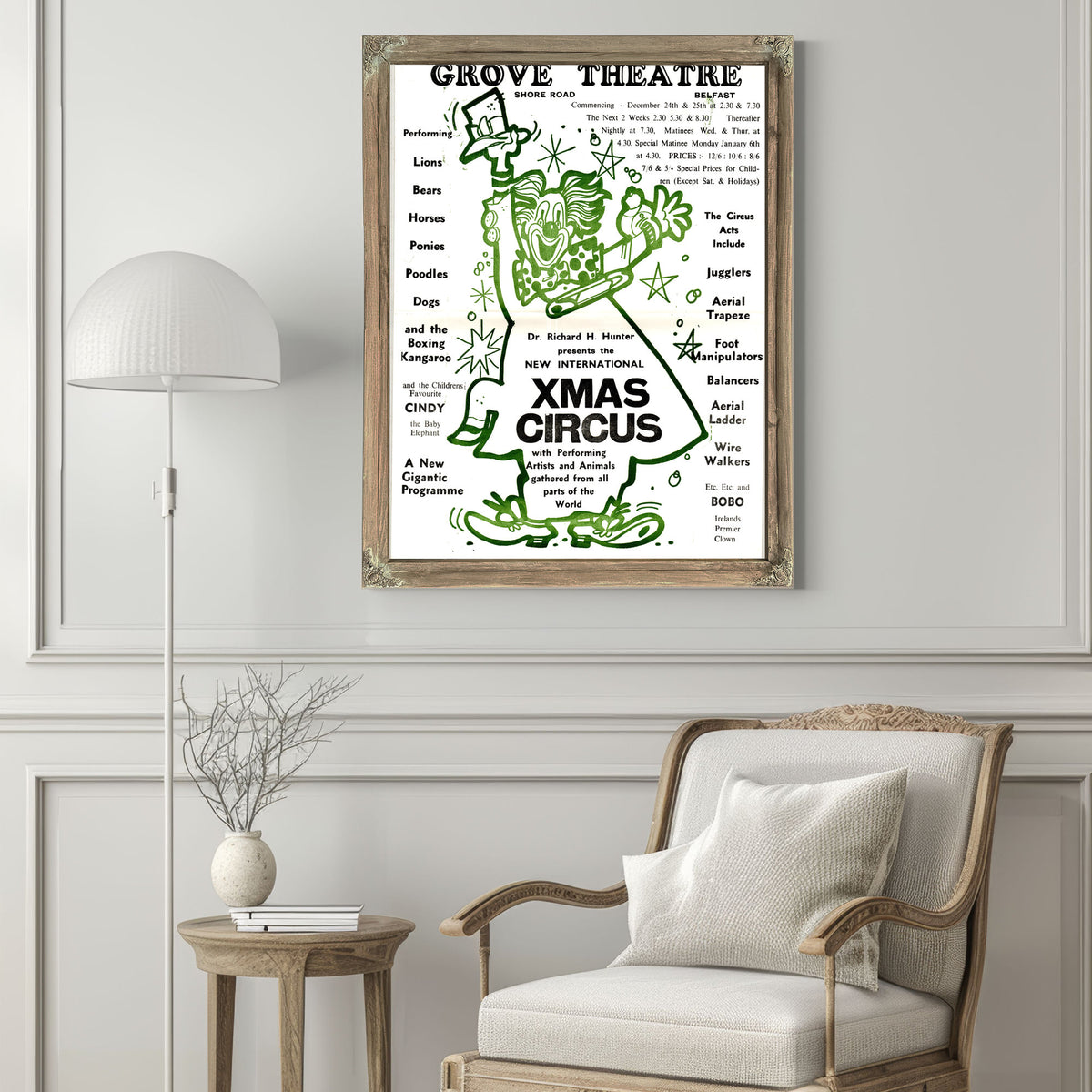 Dr Hunter Papers Circus Poster 8 By Vintage Circus Posters