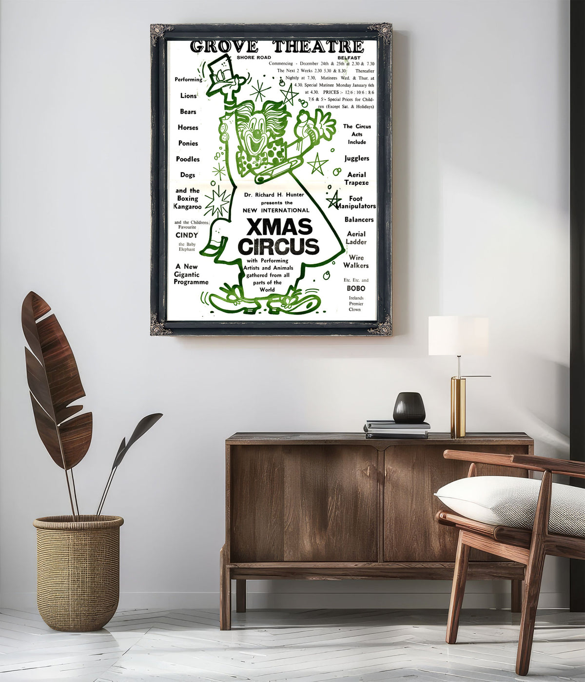 Dr Hunter Papers Circus Poster 8 By Vintage Circus Posters