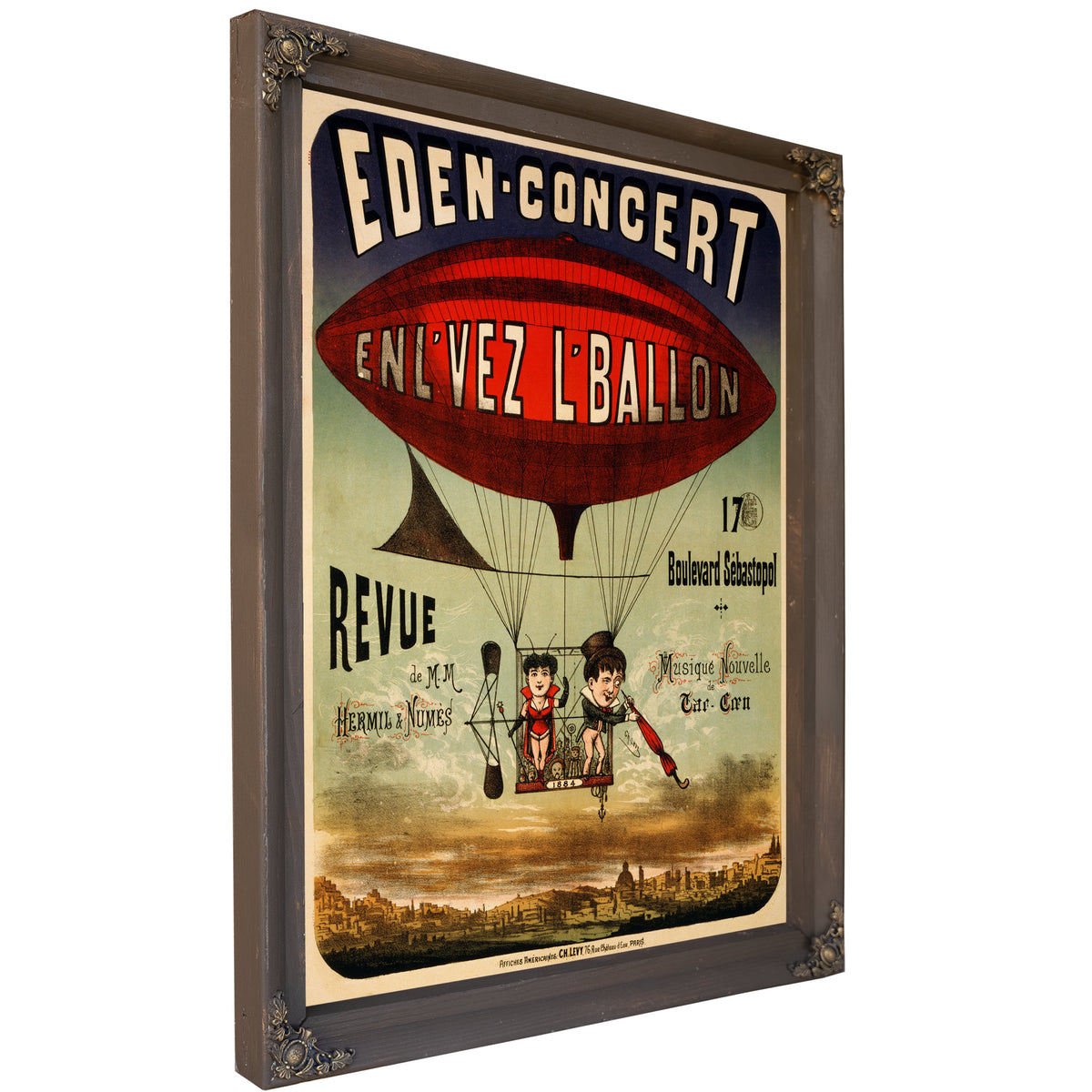 Eden Concert Enl Vez L Ballon By Vintage Circus Posters