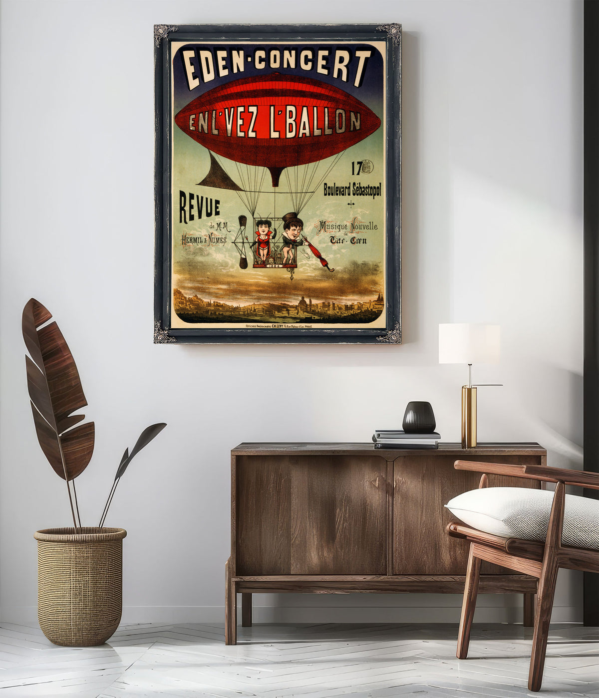 Eden Concert Enl Vez L Ballon By Vintage Circus Posters