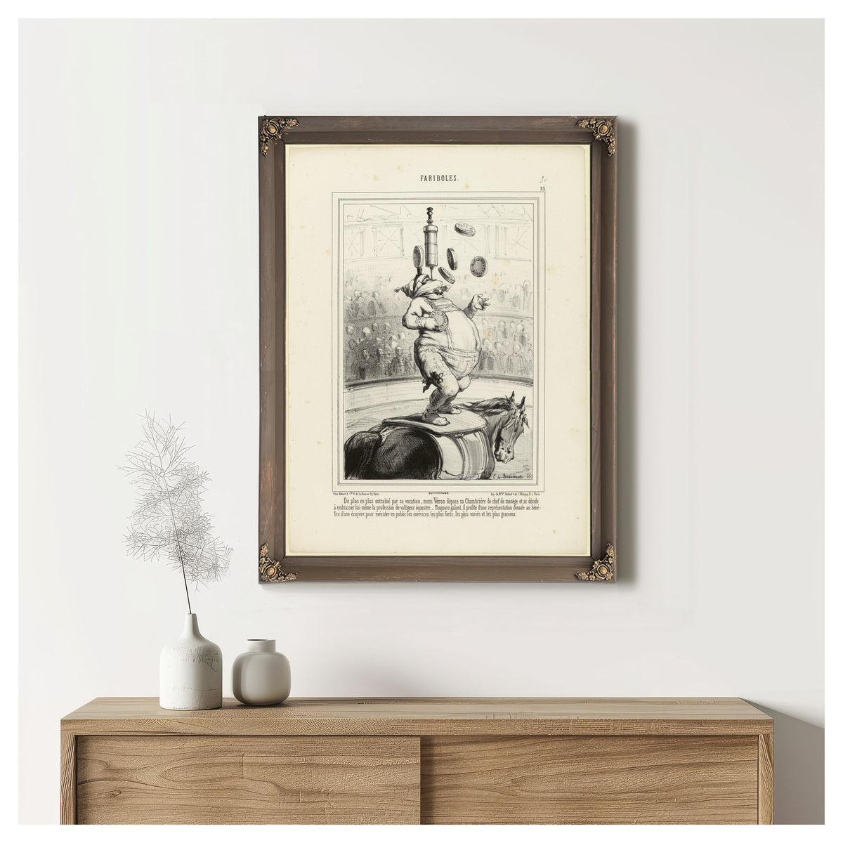 Fariboles 1 Planche By Vintage Circus Posters