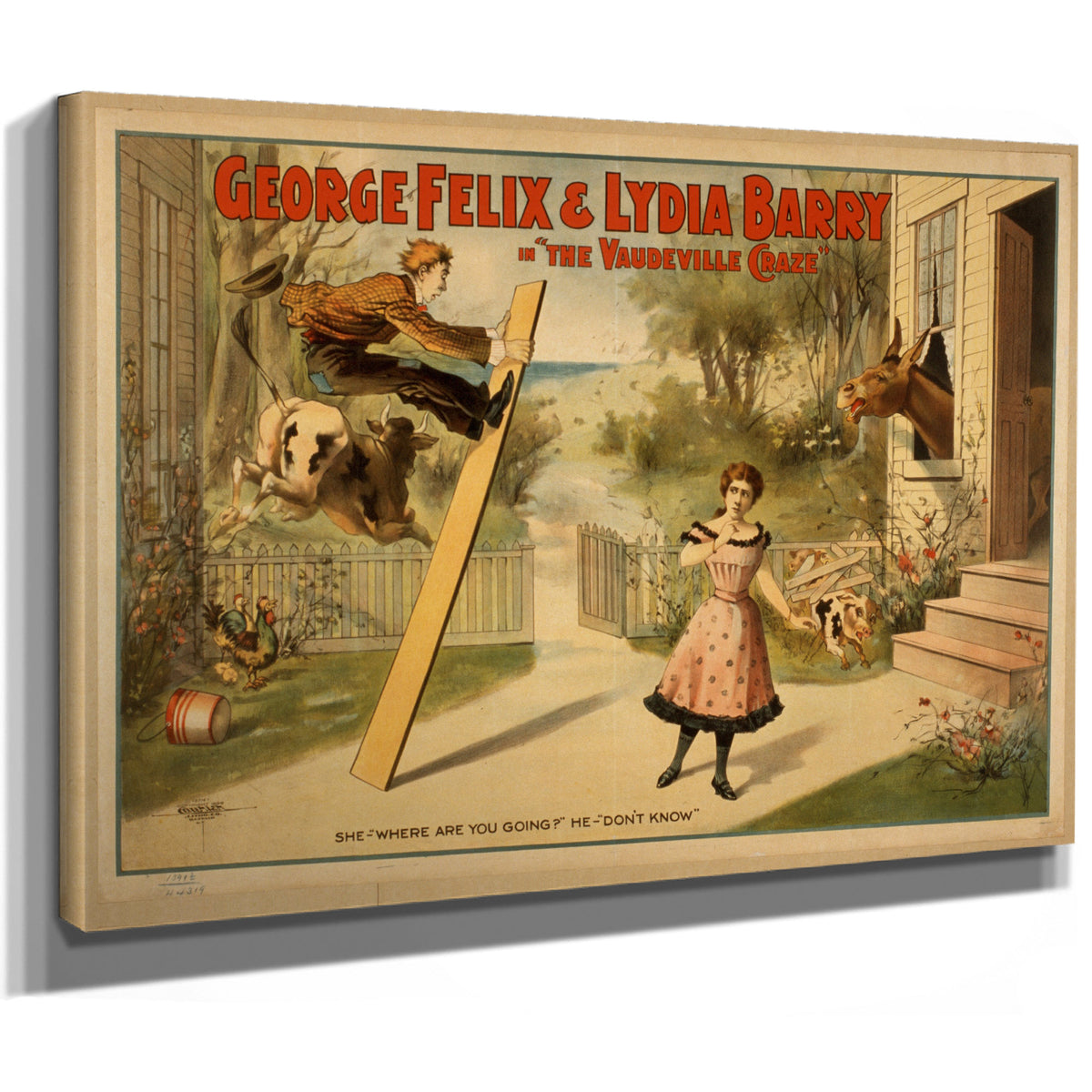 George Felix Lydia Barry the By Circus Posters New
