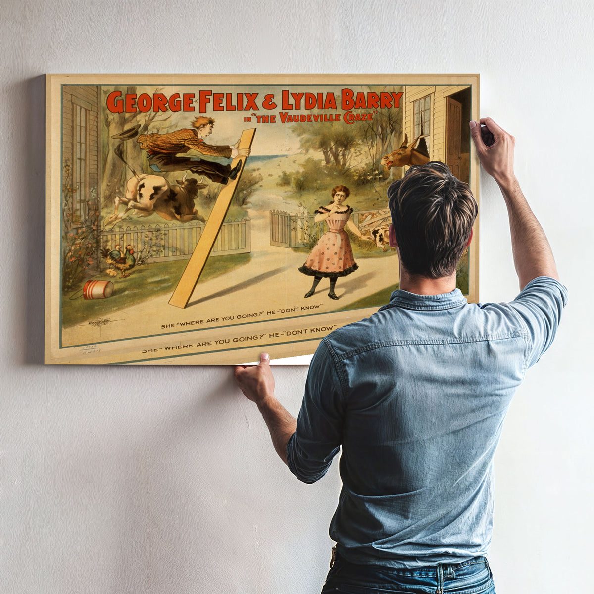 George Felix Lydia Barry the By Circus Posters New