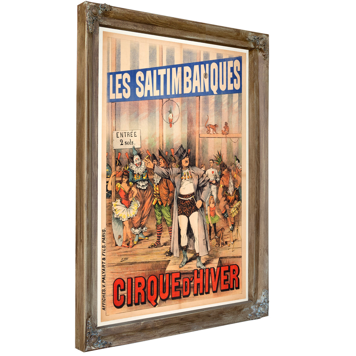 Henri Gray Les Saltimbanques By Vintage Circus Posters