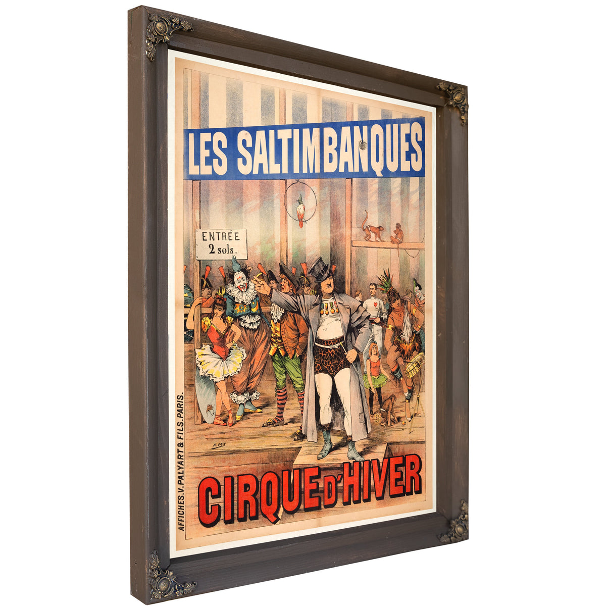 Henri Gray Les Saltimbanques By Vintage Circus Posters