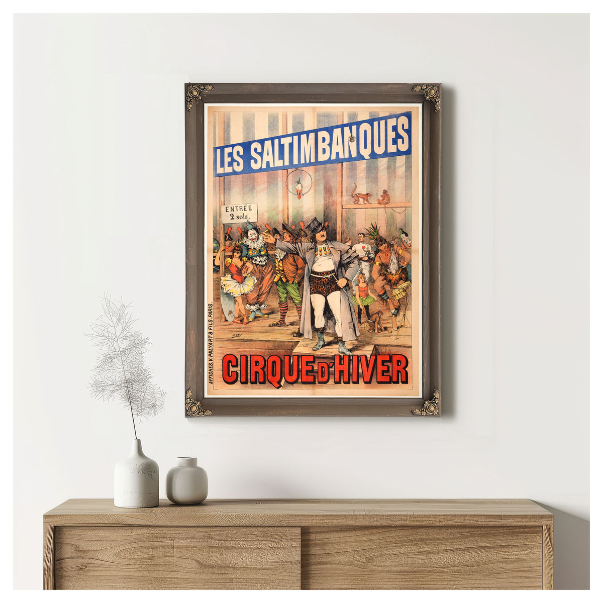 Henri Gray Les Saltimbanques By Vintage Circus Posters