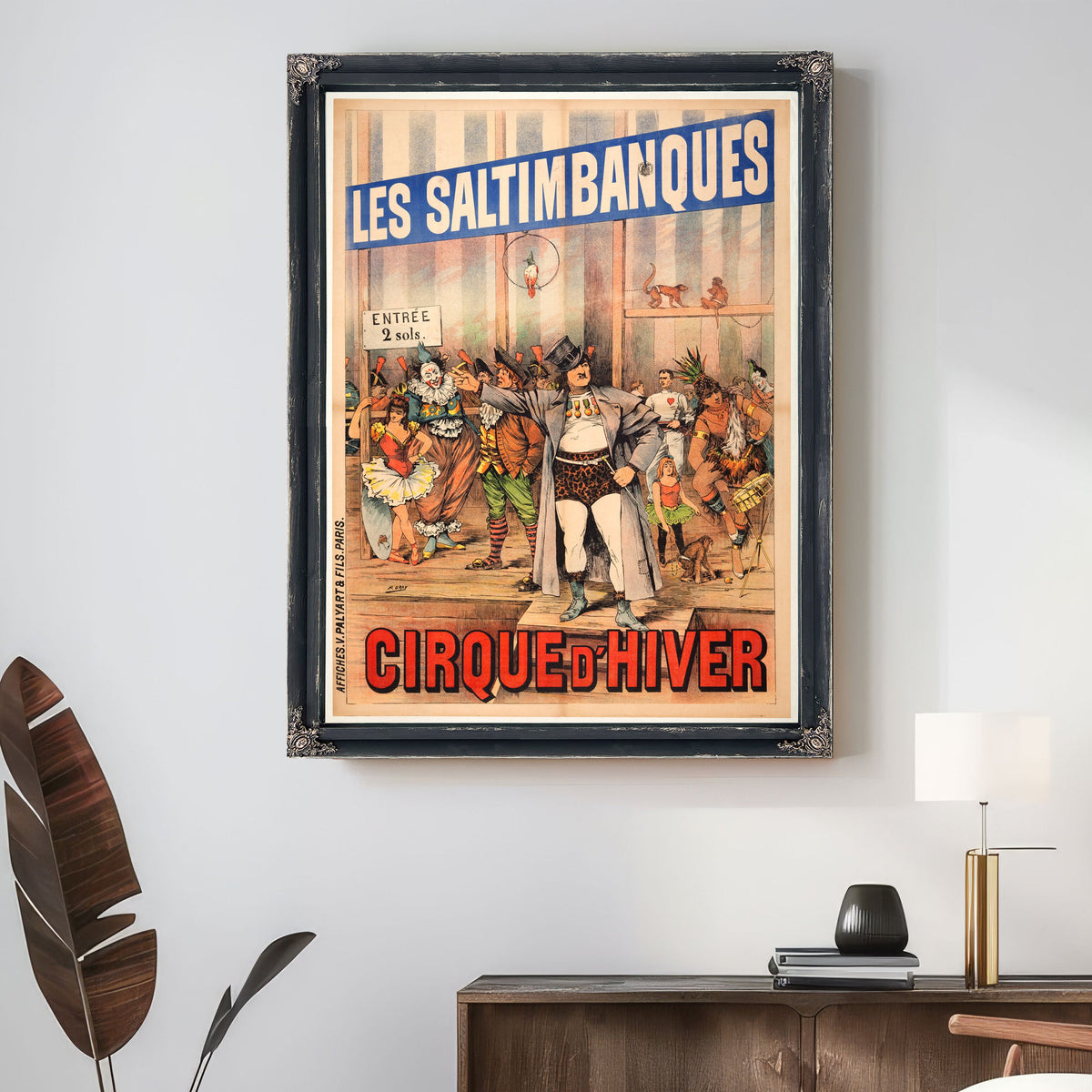 Henri Gray Les Saltimbanques By Vintage Circus Posters