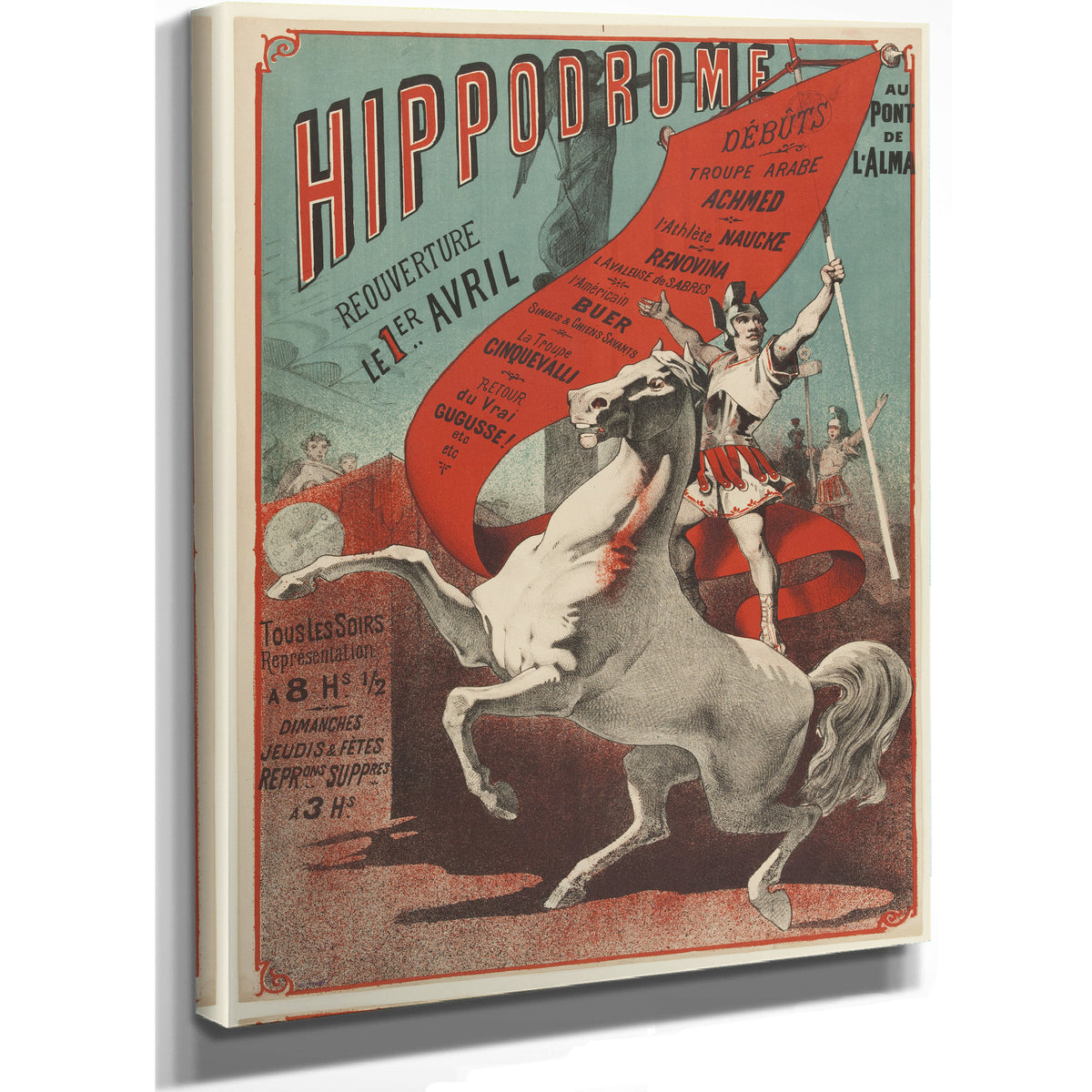 Hippodrome Au Pont de L Alma 02 By Vintage Circus Posters