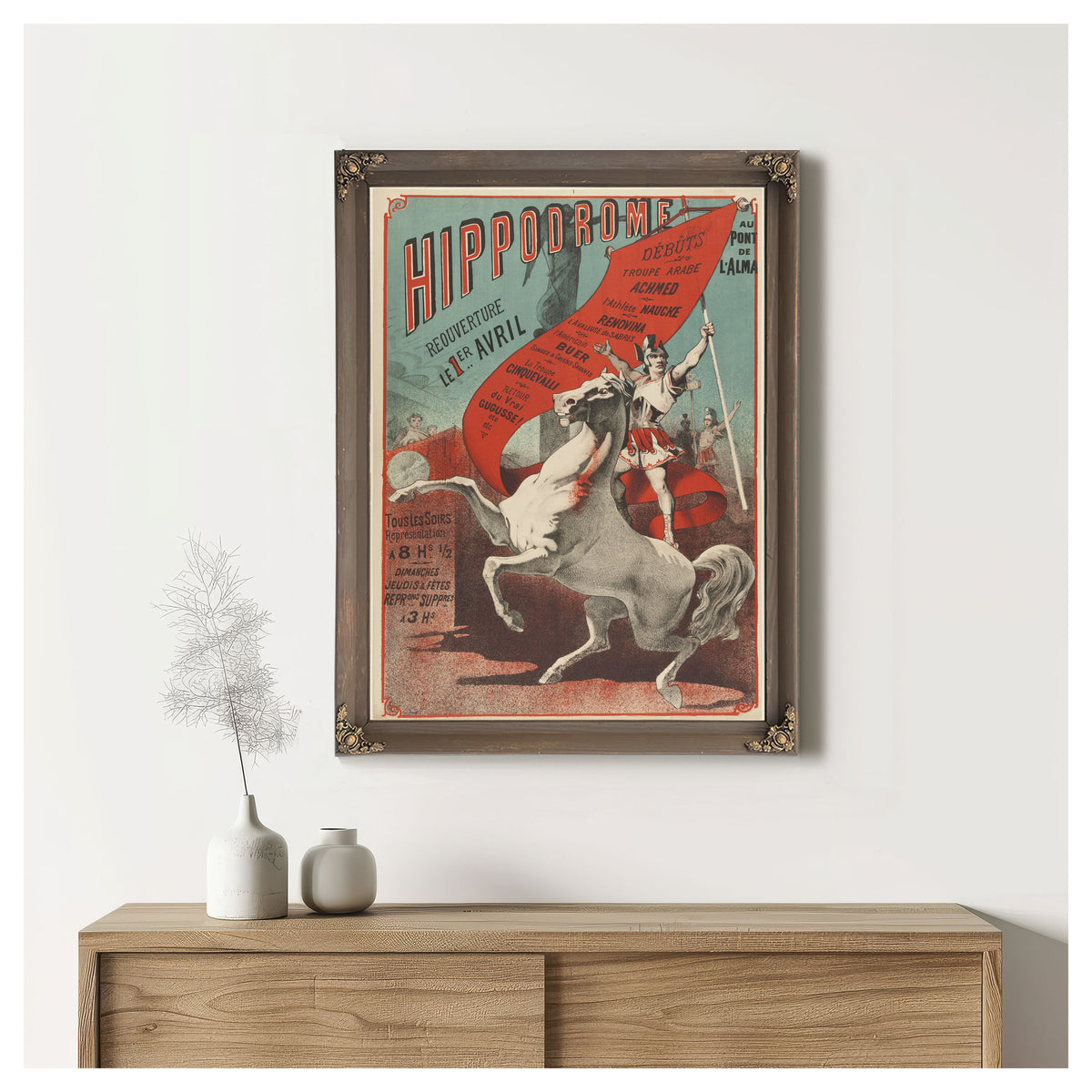 Hippodrome Au Pont de L Alma 02 By Vintage Circus Posters