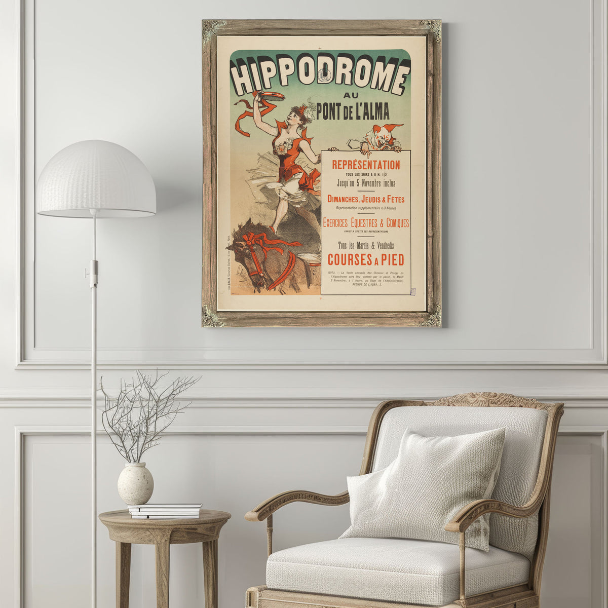 Hippodrome Au Pont de L Alma 03 By Vintage Circus Posters