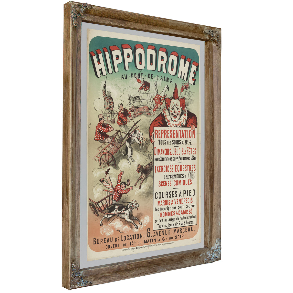 Hippodrome Au Pont de L Alma By Vintage Circus Posters