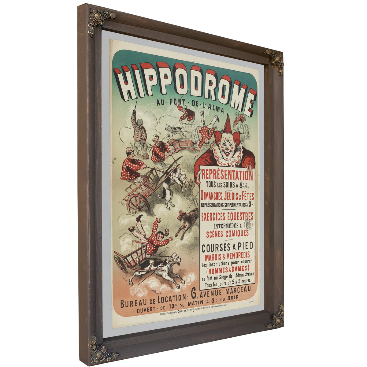 Hippodrome Au Pont de L Alma By Vintage Circus Posters