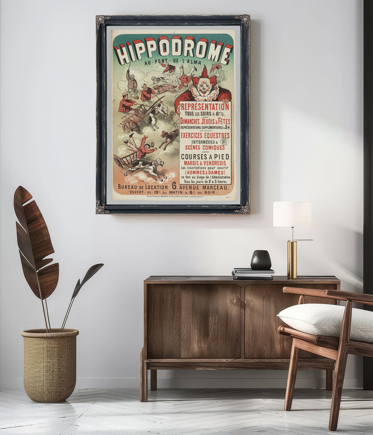 Hippodrome Au Pont de L Alma By Vintage Circus Posters