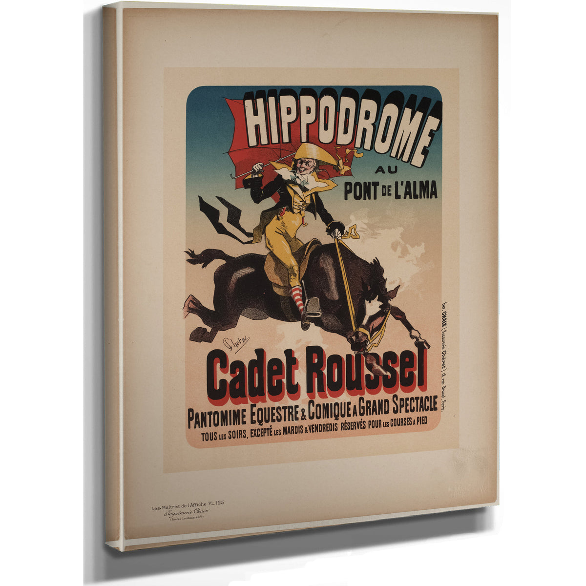Hippodrome Au Pont de L Alma Cadet By Vintage Circus Posters