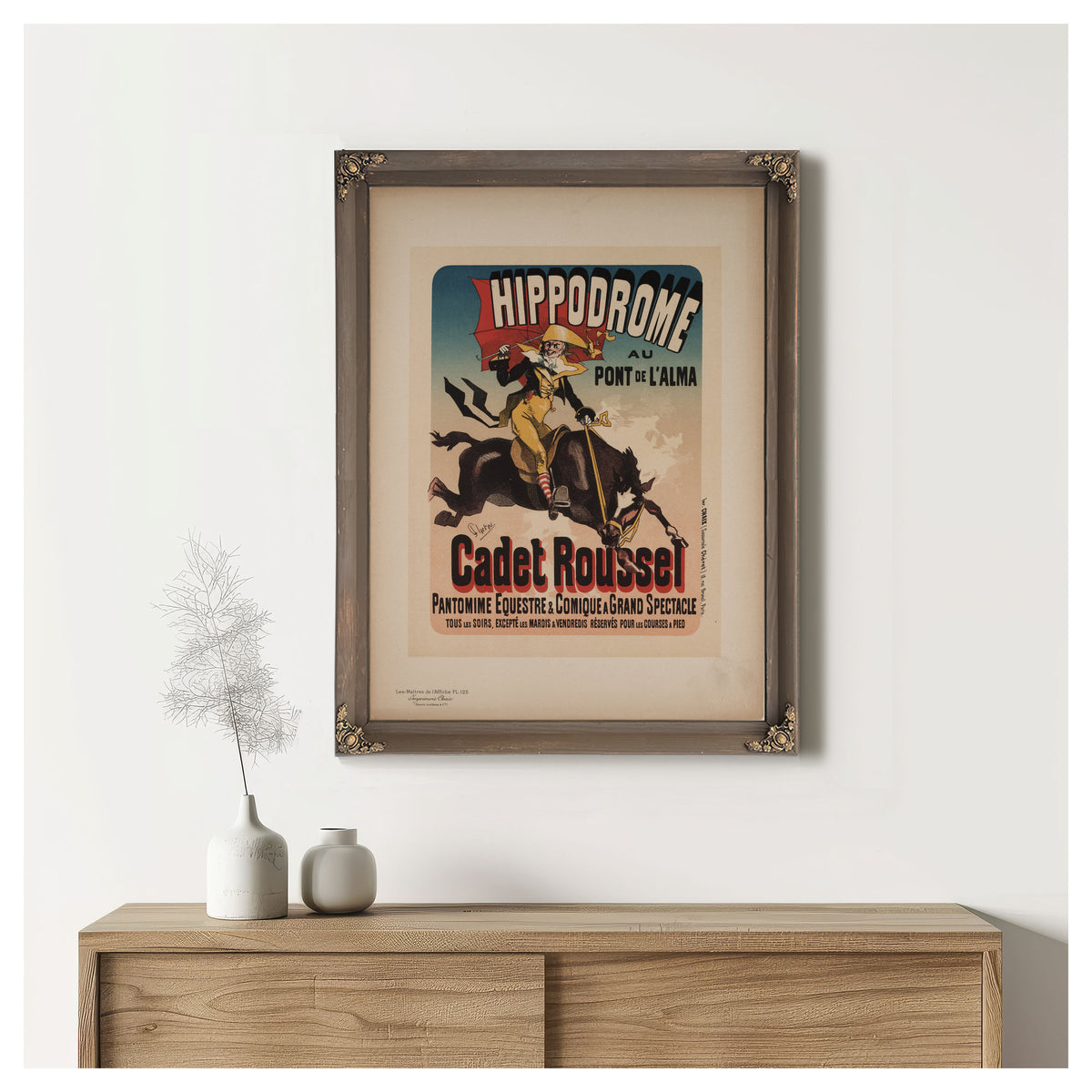 Hippodrome Au Pont de L Alma Cadet By Vintage Circus Posters