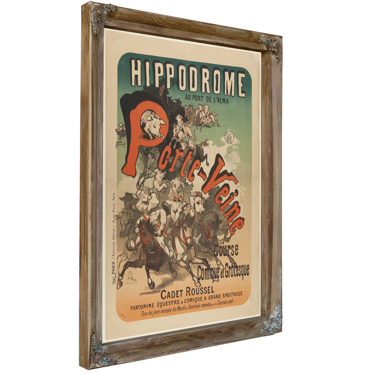 Hippodrome Au Pont de L Alma Course By Vintage Circus Posters