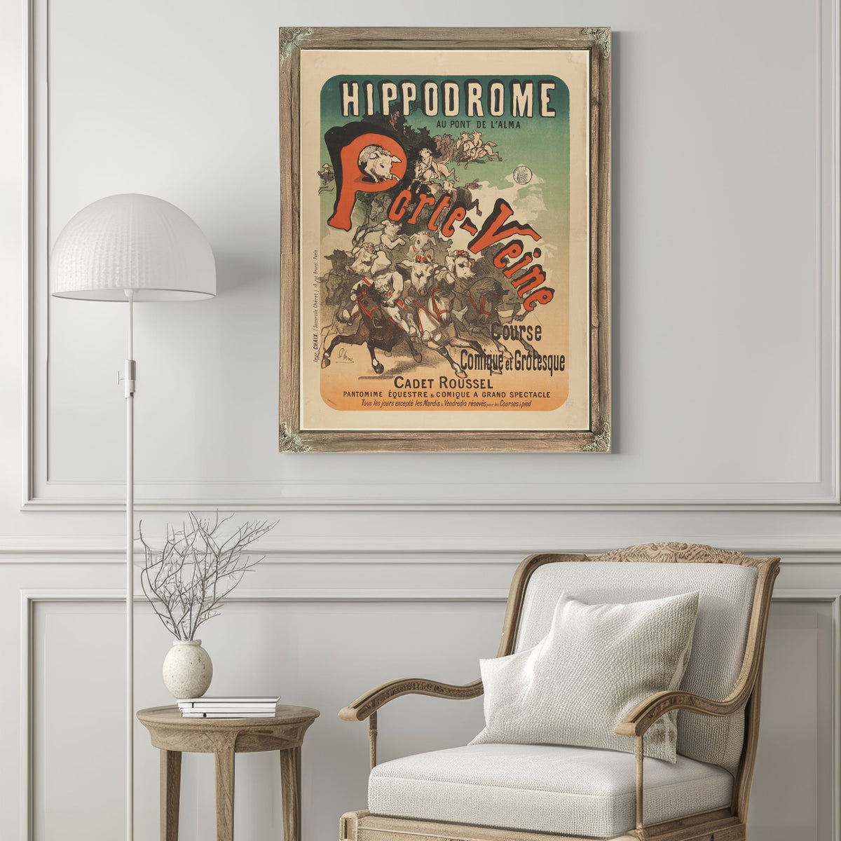 Hippodrome Au Pont de L Alma Course By Vintage Circus Posters