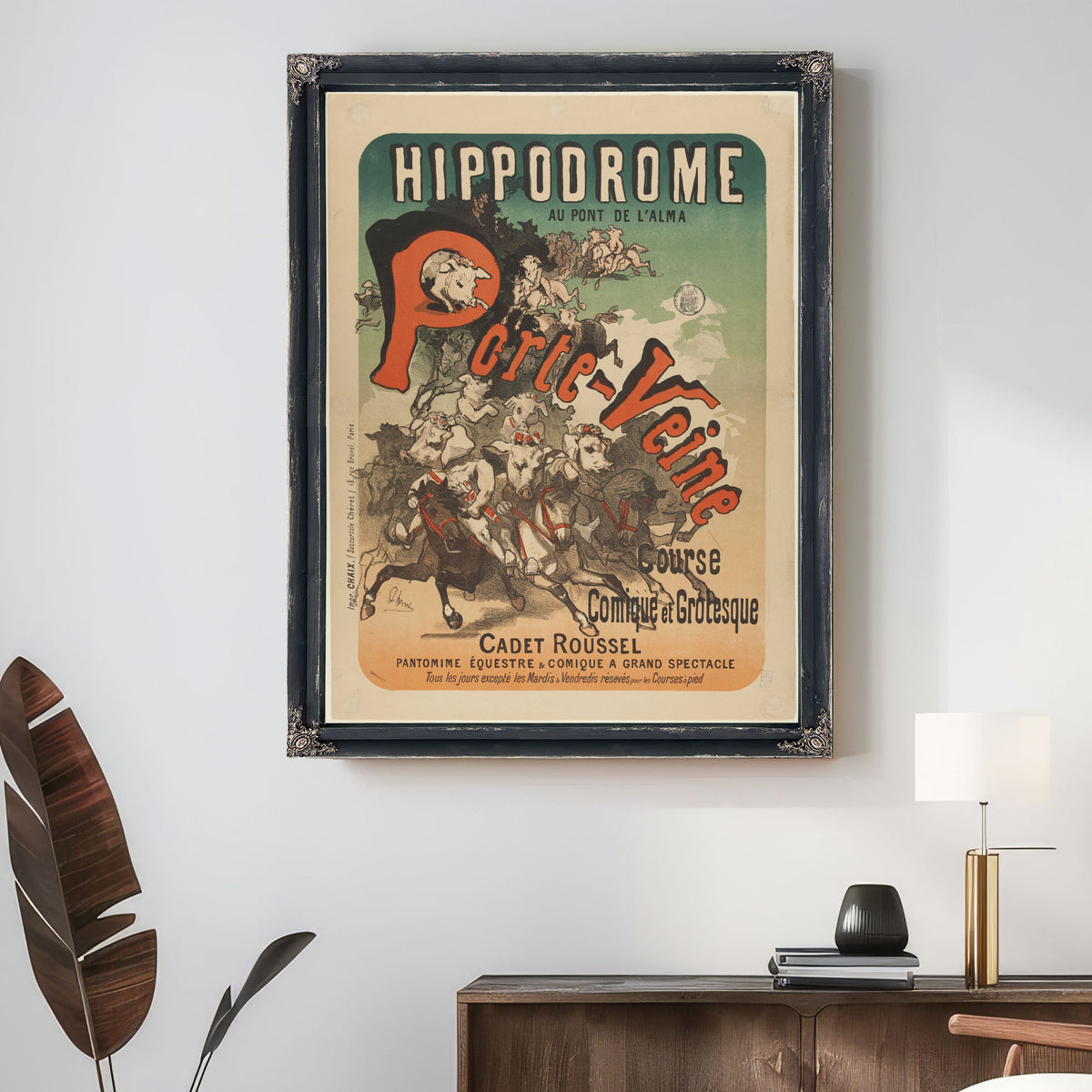 Hippodrome Au Pont de L Alma Course By Vintage Circus Posters