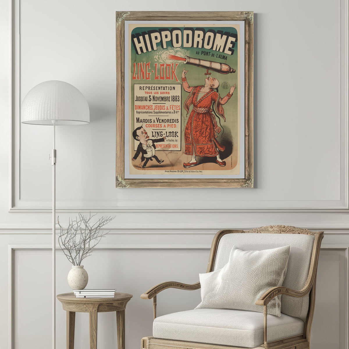 Hippodrome Au Pont de L Alma Ling Look By Vintage Circus Posters