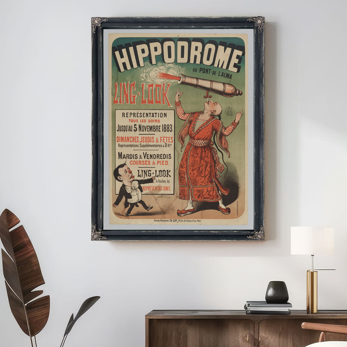 Hippodrome Au Pont de L Alma Ling Look By Vintage Circus Posters