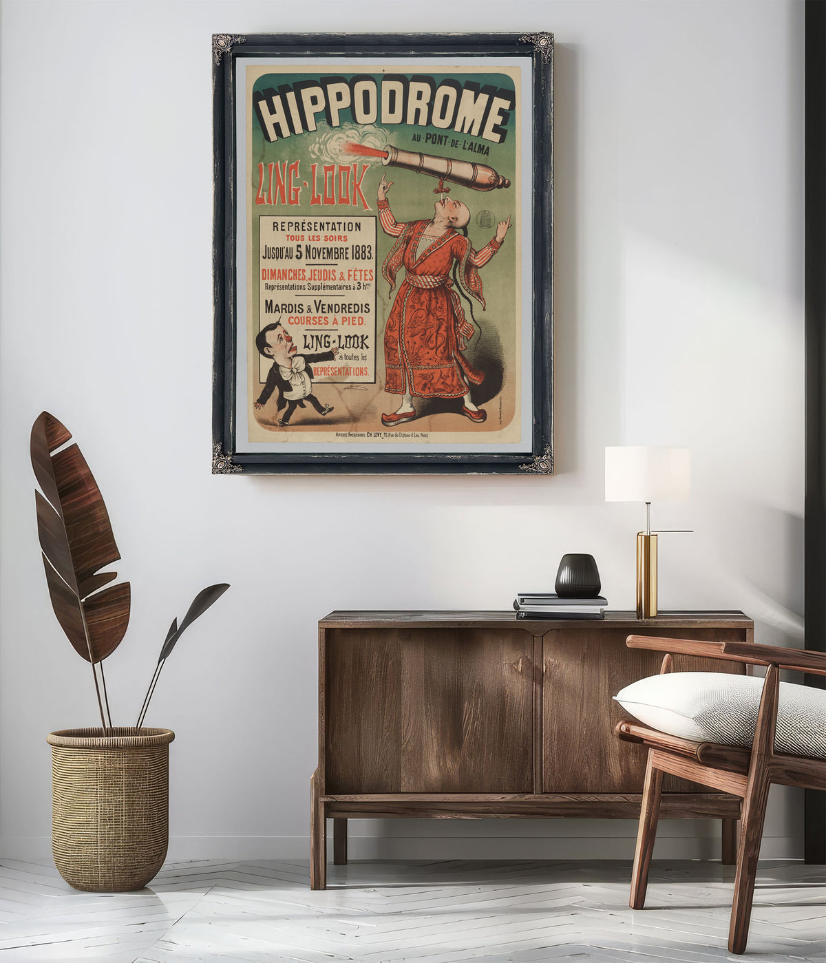 Hippodrome Au Pont de L Alma Ling Look By Vintage Circus Posters