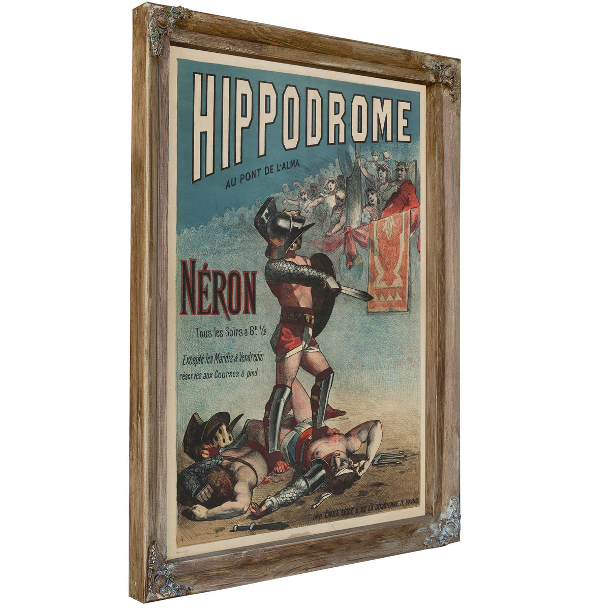Hippodrome Au Pont de L Alma Neron By Vintage Circus Posters