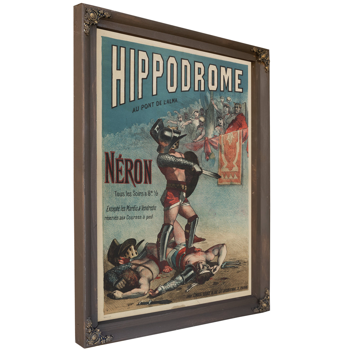Hippodrome Au Pont de L Alma Neron By Vintage Circus Posters