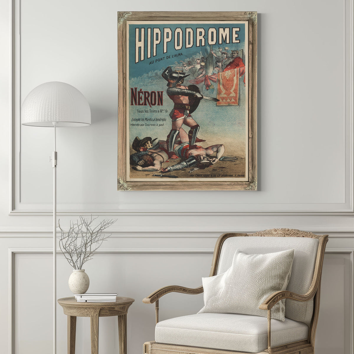 Hippodrome Au Pont de L Alma Neron By Vintage Circus Posters