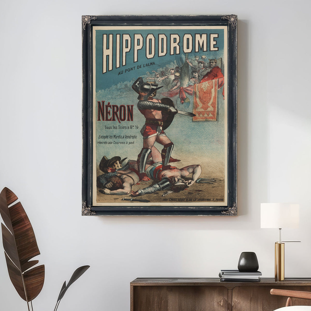 Hippodrome Au Pont de L Alma Neron By Vintage Circus Posters