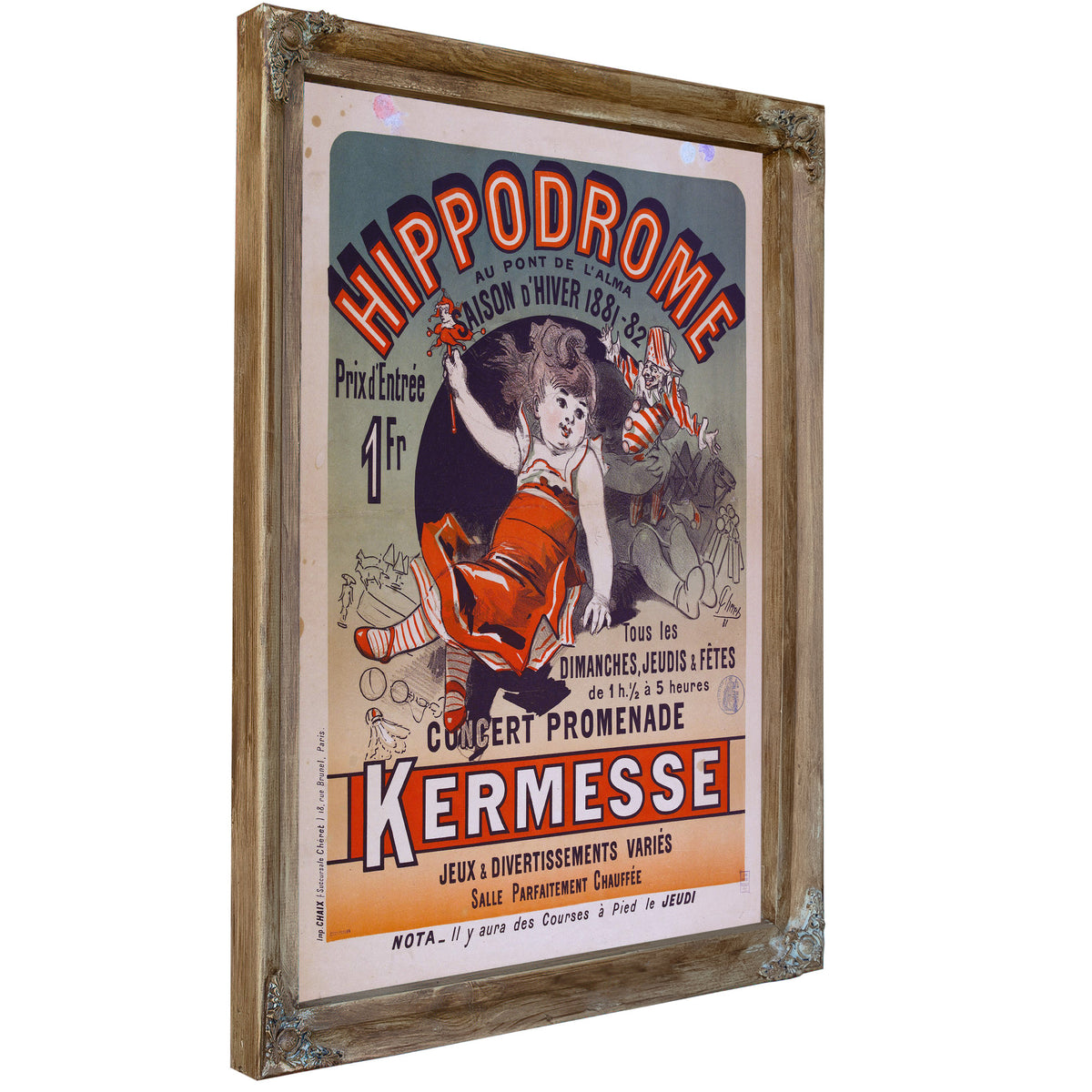 Hippodrome Au Pont de L Alma Saison D By Vintage Circus Posters