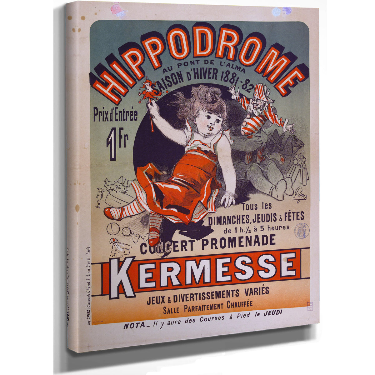 Hippodrome Au Pont de L Alma Saison D By Vintage Circus Posters