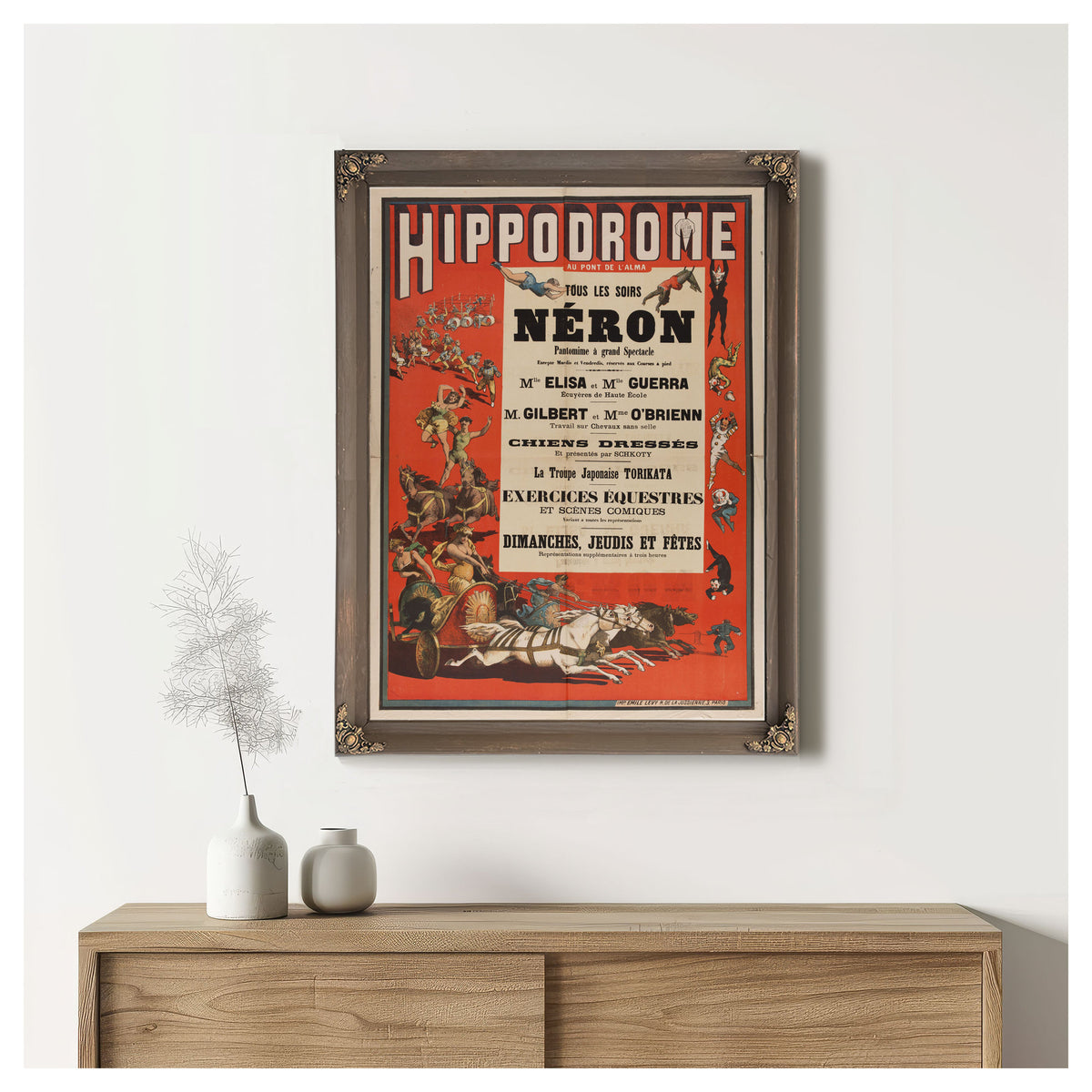 Hippodrome Au Pont de L Alma Tous Les By Vintage Circus Posters