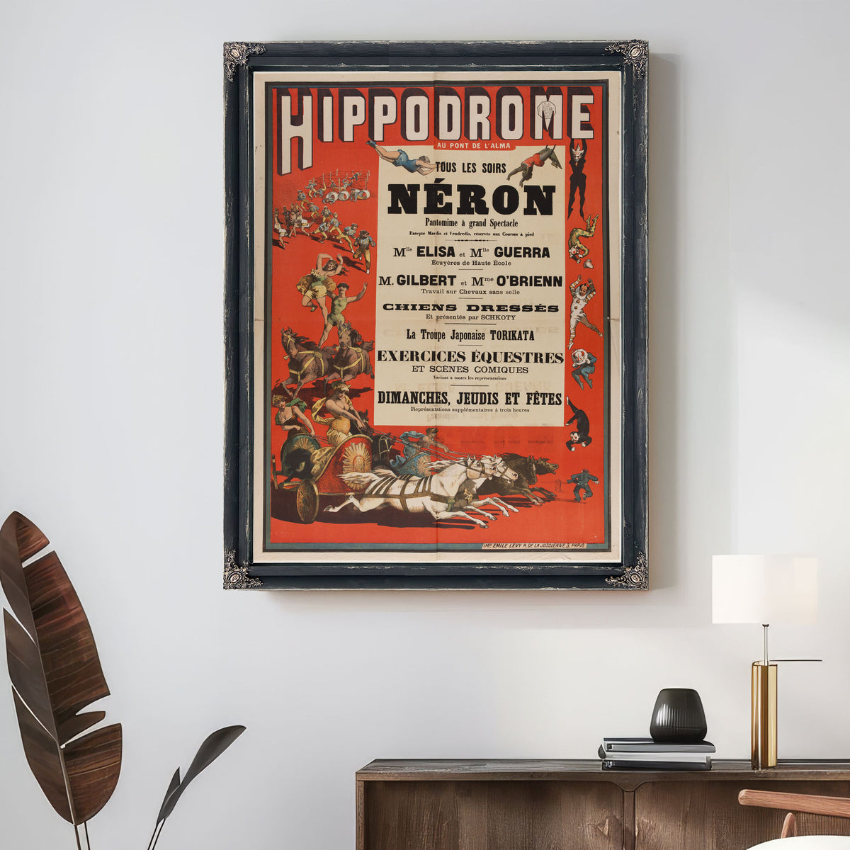 Hippodrome Au Pont de L Alma Tous Les By Vintage Circus Posters