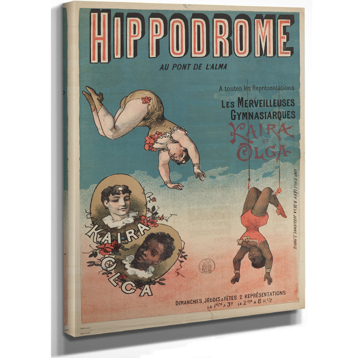 Hippodrome Au Pont de L Alma Toutes By Vintage Circus Posters