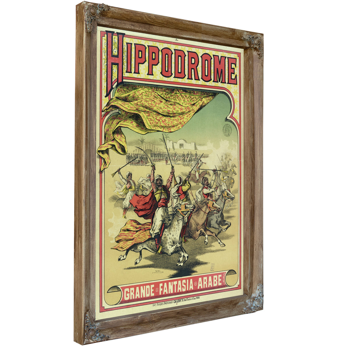 Hippodrome Grande Fantasia Arabe By Vintage Circus Posters