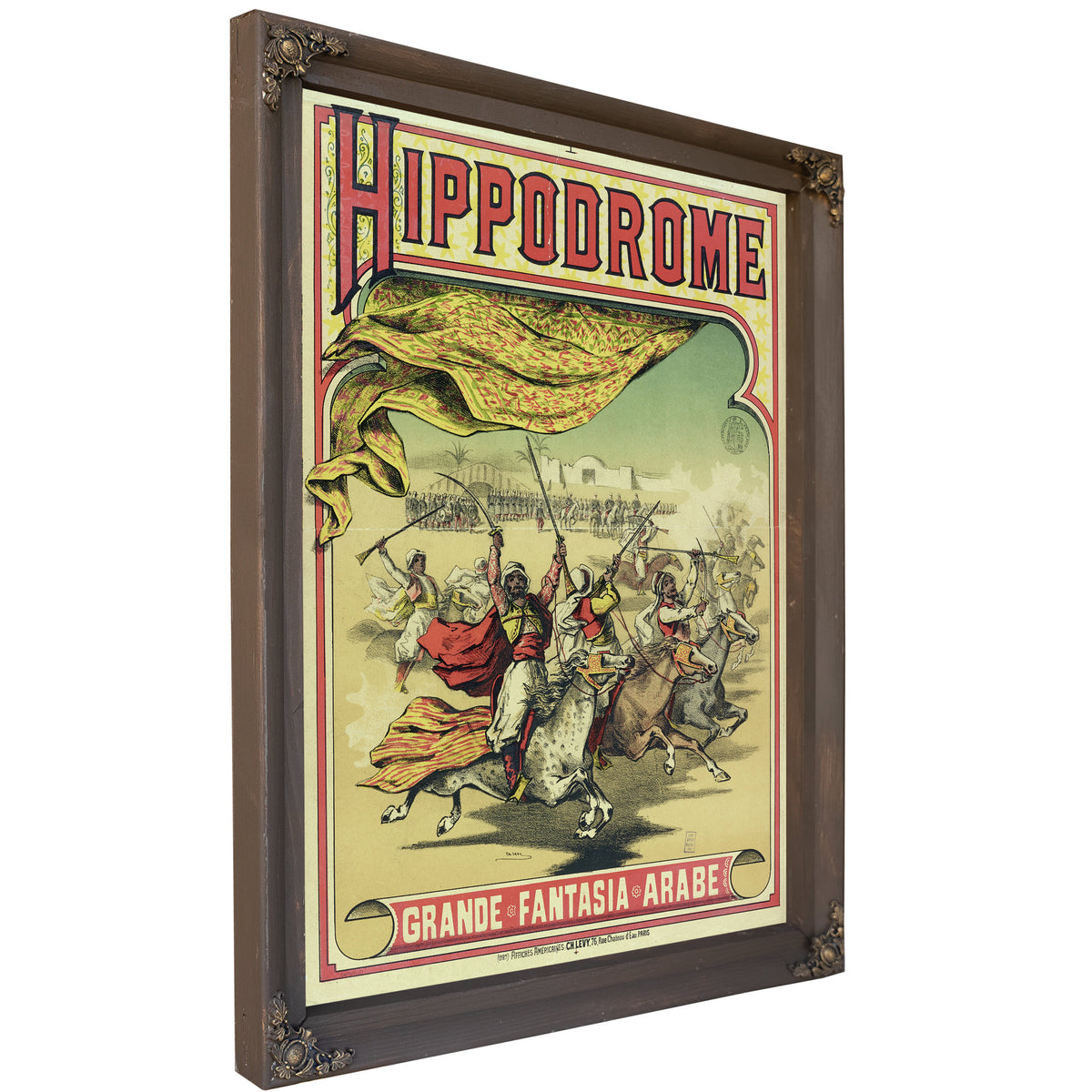 Hippodrome Grande Fantasia Arabe By Vintage Circus Posters
