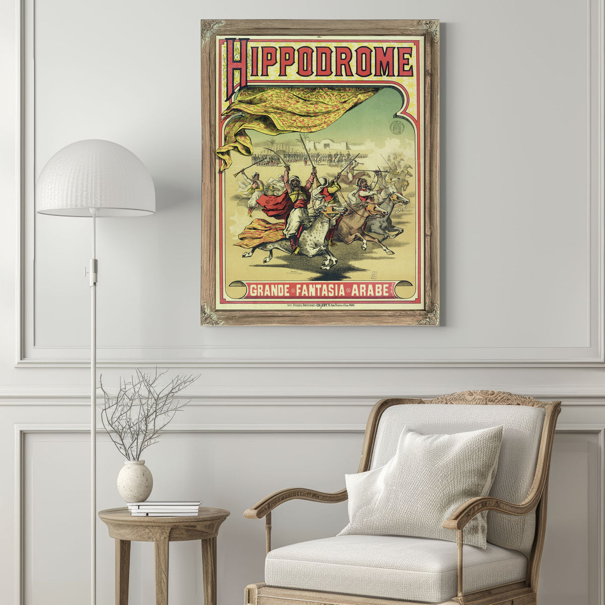 Hippodrome Grande Fantasia Arabe By Vintage Circus Posters