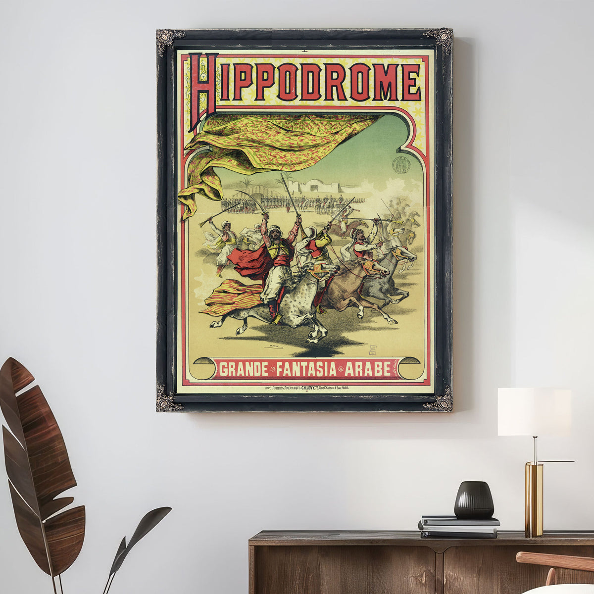 Hippodrome Grande Fantasia Arabe By Vintage Circus Posters