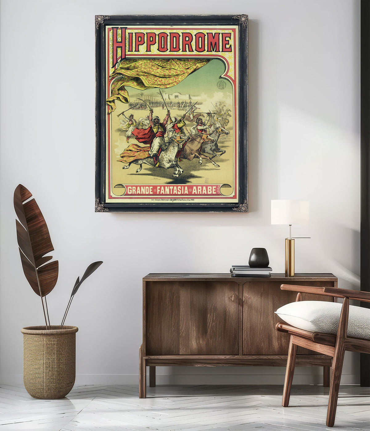 Hippodrome Grande Fantasia Arabe By Vintage Circus Posters