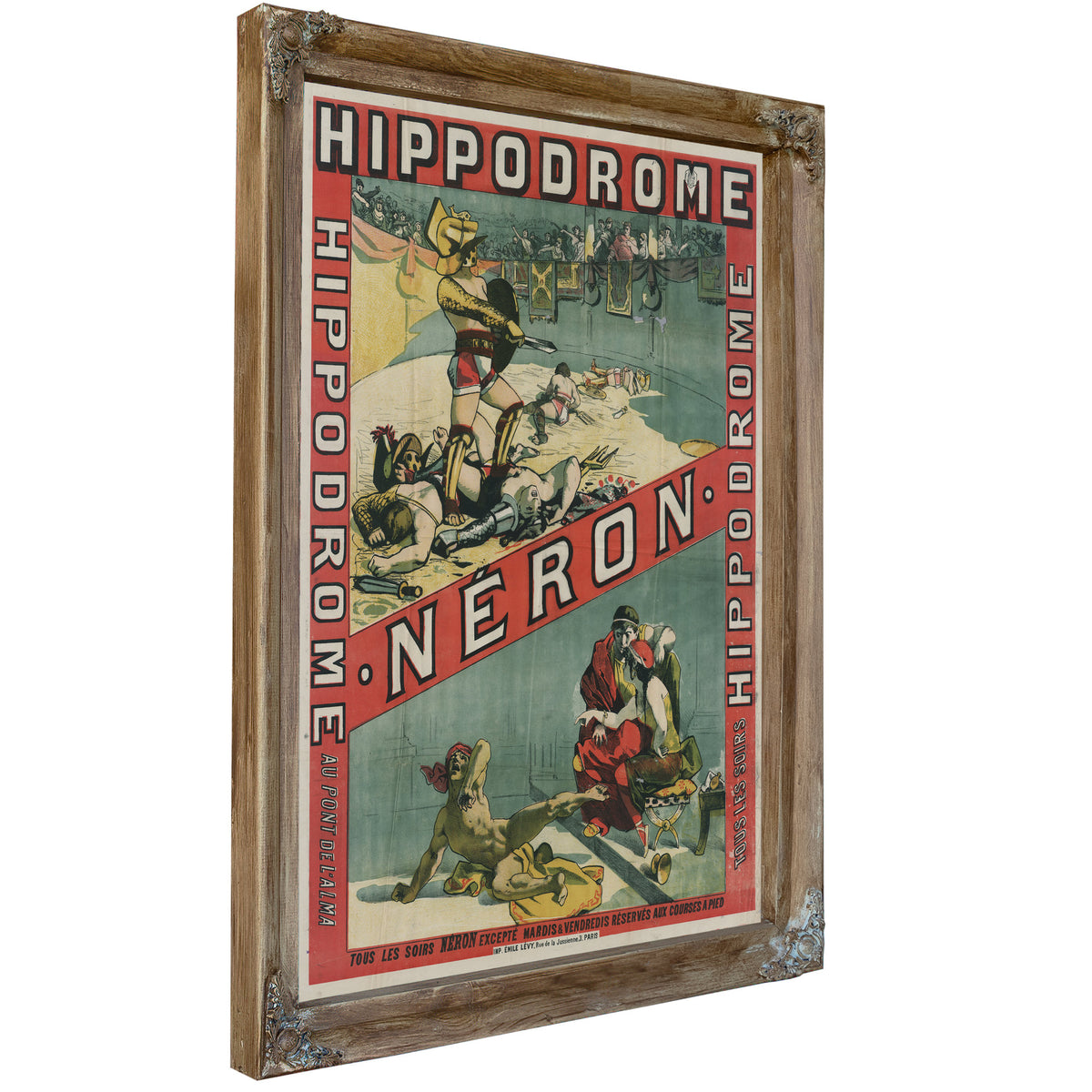 Hippodrome Neron Hippodrome Au Pont de By Vintage Circus Posters